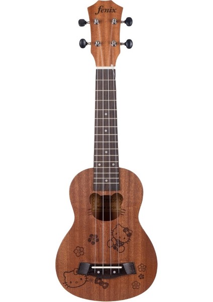 PS-SKT-10-21H/SN Soprano Ukulele (Hello Kity)