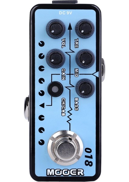 CUSTOM 100 Micro PreAMP Pedalı