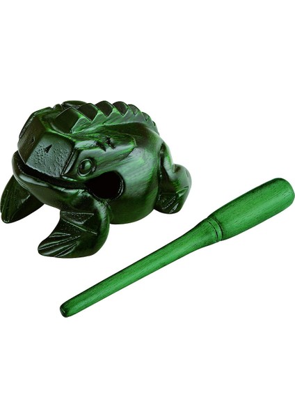 NINO513GR Small Wood Frog Güiro (Yeşil)