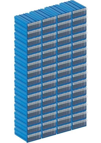 Çekmeceli Kutu 77X117X36 mm (60 Çekmeceli)