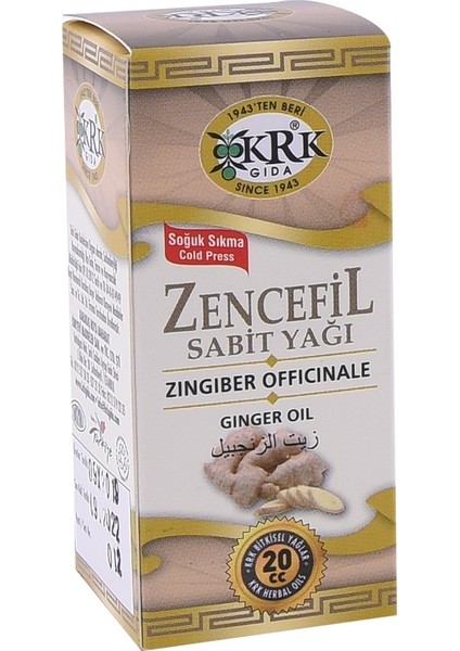 Zencefil Yağı 20 ml