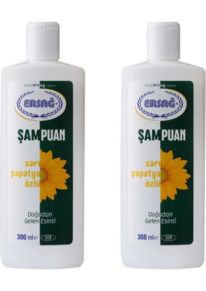 Sarı Papatya Özlü Şampuan 300 Ml. * 2 Adet