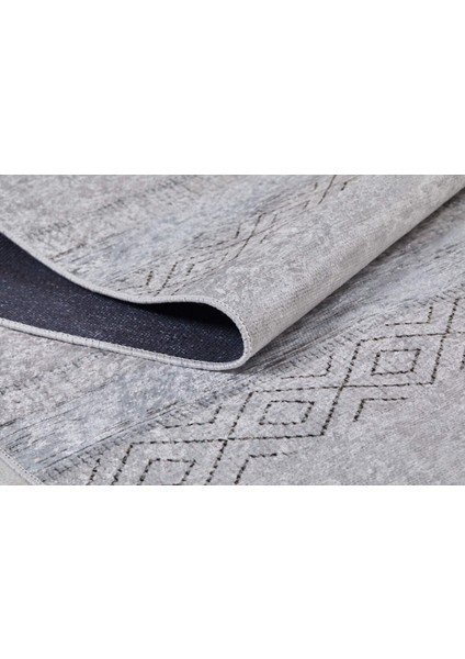 Gri Bohem Yıkanabilir Halı HLN894 indirimleri