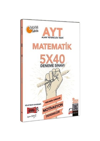 AYT 2021 Matematik 5X40 Motivasyon Deneme Sınavı