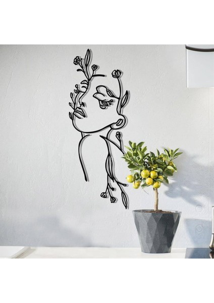 Face Metal Duvar Dekoru