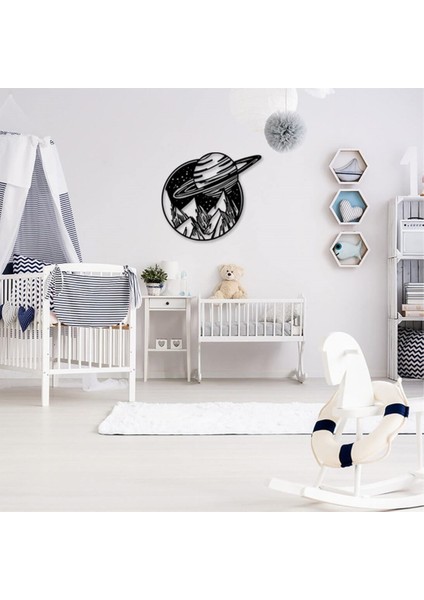 Uzay Mağrası Metal Duvar Dekoru fiyatları