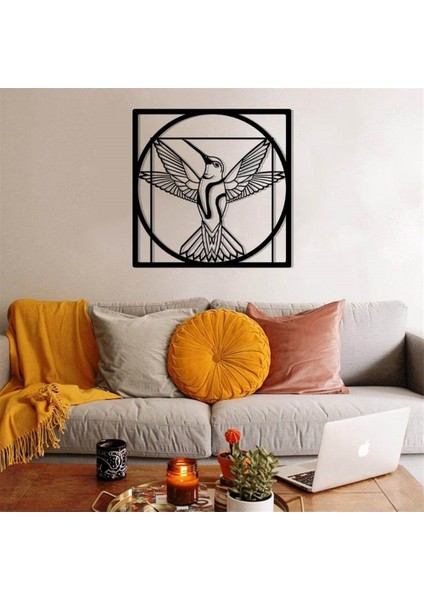 Hummingbird Metal Duvar Dekoru