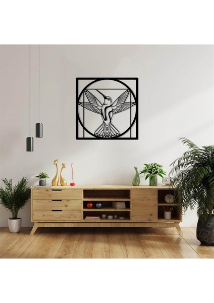 Hummingbird Metal Duvar Dekoru