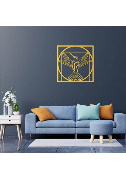 Hummingbird Metal Duvar Dekoru