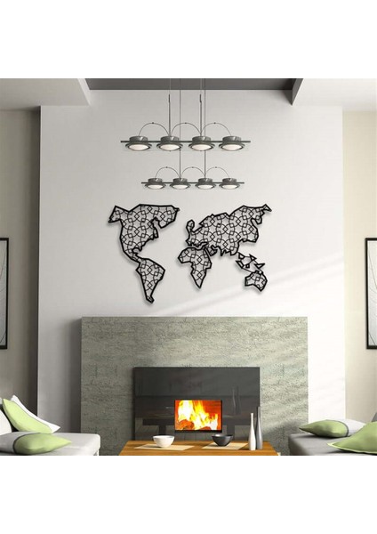 Xl Dünya Haritası Metal Duvar Dekoru fırsatları
