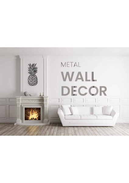 Pineapple Metal Duvar Dekoru fırsatları