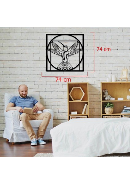 Hummingbird Metal Duvar Dekoru fırsatları
