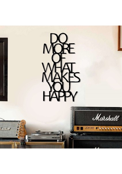 Do More Of Duvar Yazısı Metal Tablo