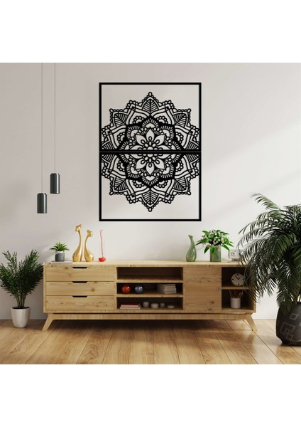 Mandela 2' Li Takım Metal Duvar Dekoru