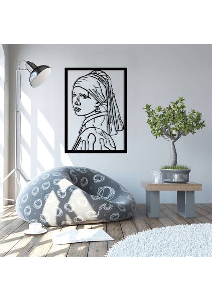 Girl With A Pearl Earring Metal Duvar Dekoru fiyatları