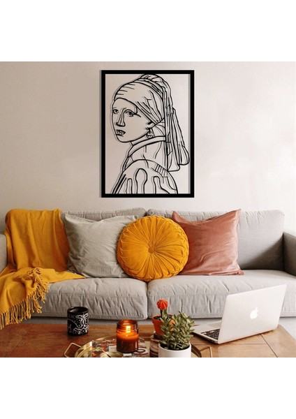Girl With A Pearl Earring Metal Duvar Dekoru fırsatları
