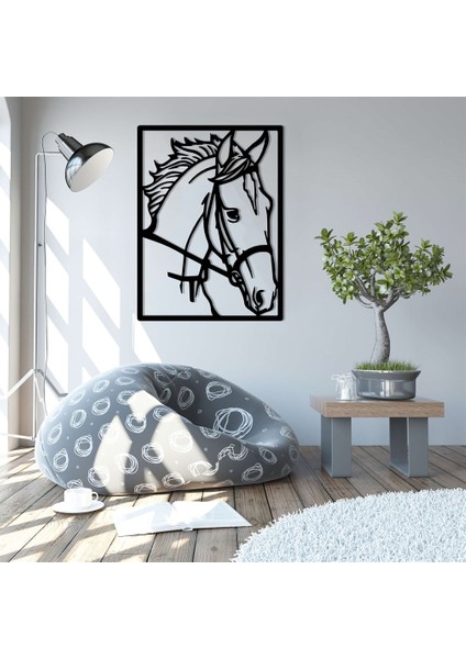 Horse Maxpamser Metal Duvar Dekoru