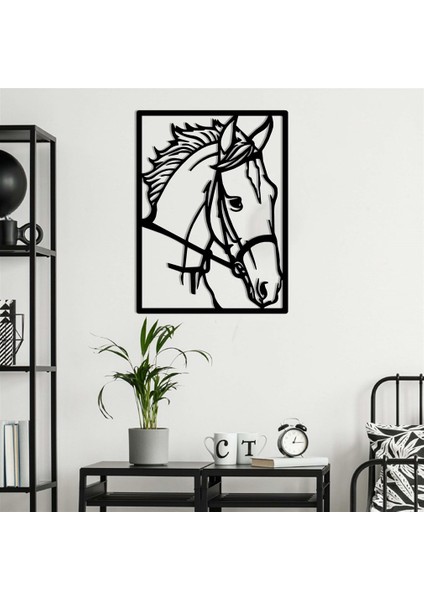 Horse Maxpamser Metal Duvar Dekoru