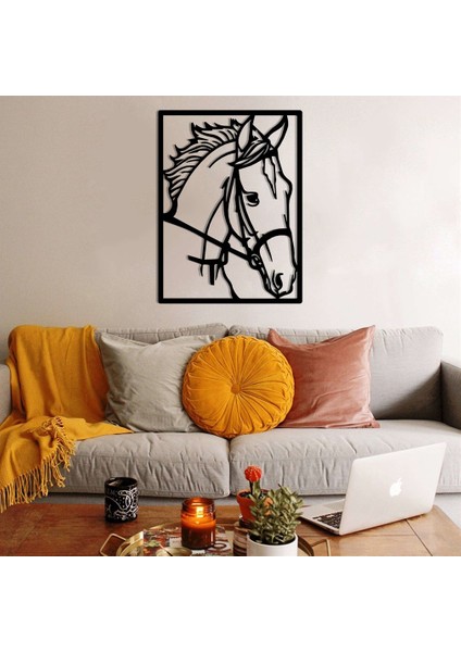 Horse Maxpamser Metal Duvar Dekoru