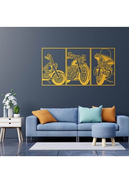 3'lü Motor Metal Duvar Dekoru indirimleri