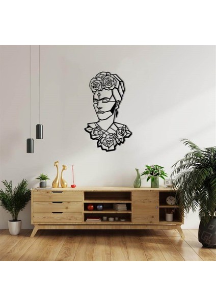 Frida Kahlo Portre Metal Duvar Dekoru modelleri