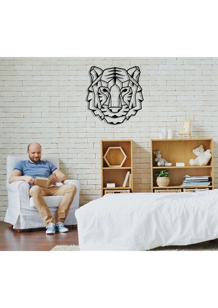 Kaplan Duvar Panosu Metal Stiker modelleri