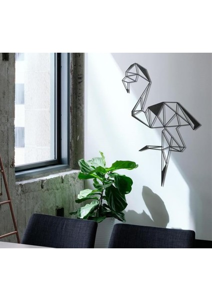 Flamingo Metal Duvar Dekoru