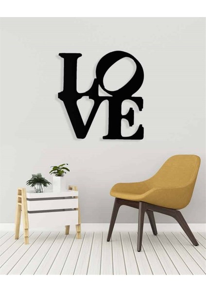 Love Metal Duvar Dekoru