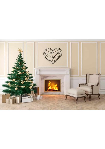 Kalp Metal Duvar Dekoru