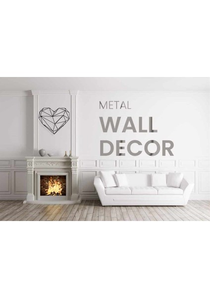Kalp Metal Duvar Dekoru fırsatları