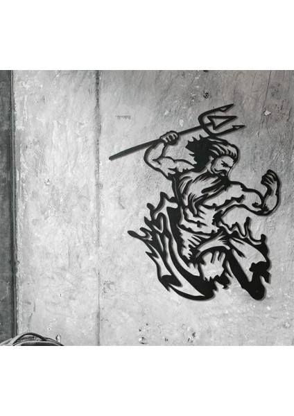 Poseidon Metal Duvar Dekoru