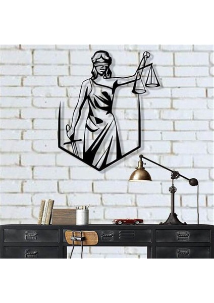 Themis Lady Justice Duvar Dekoru