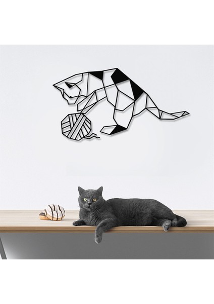 Cat Metal Duvar Dekoru