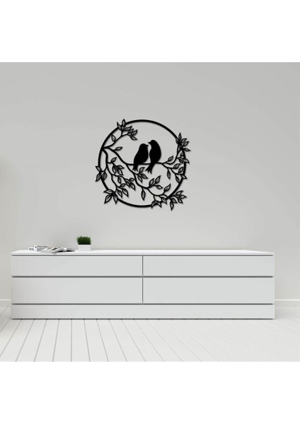 Birds In Love Metal Duvar Dekoru modelleri