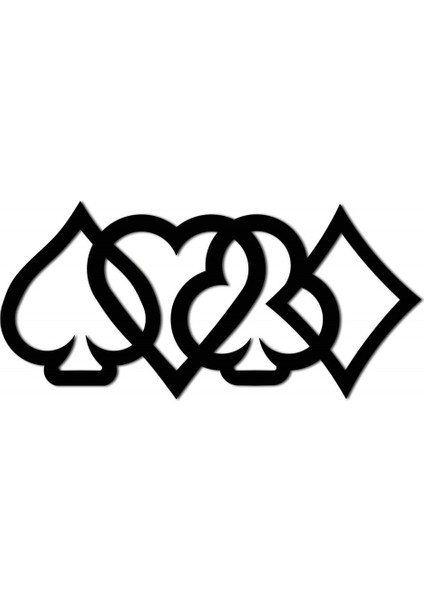 Şans Kartları Metal Duvar Dekoru fiyatları