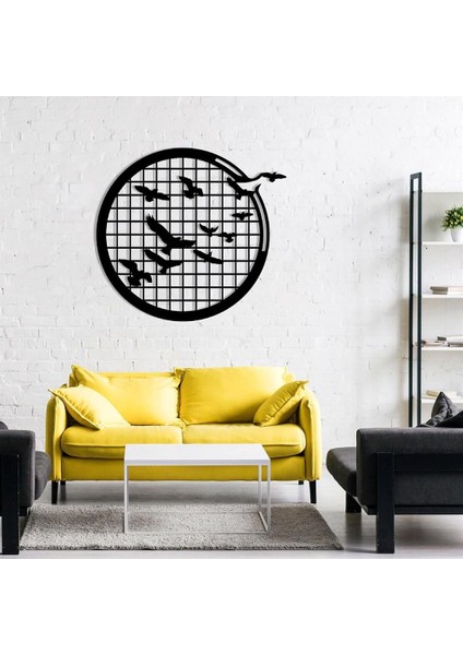 Özgür Kuşlar Metal Duvar Dekoru