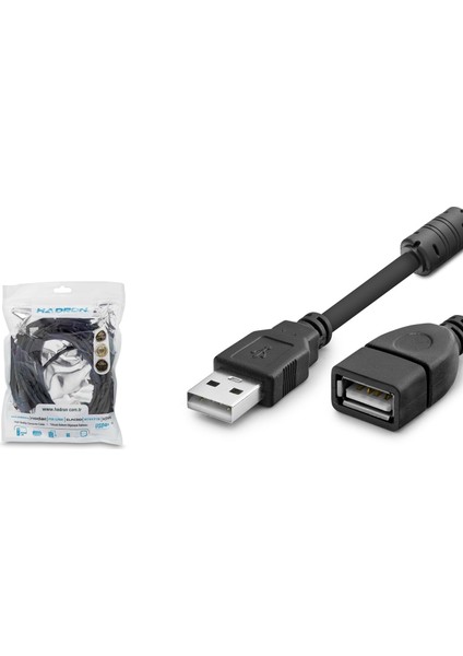 HDX7521 Kablo USB M/f 5m Siyah