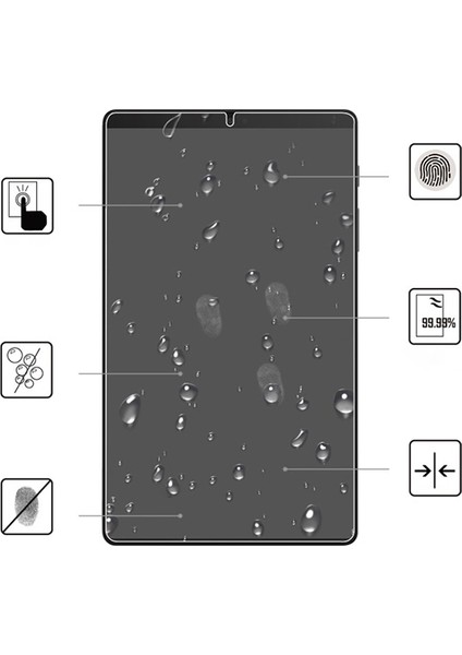 Samsung Galaxy Tab A7 Lite T507 Tempered Cam Ekran Koruyucu
