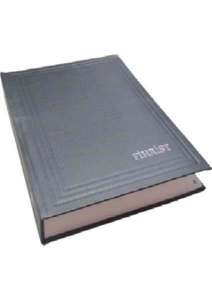 Ticari Fihrist 12 Li 20X28 Siyah Cilt Bezli 1 Adet