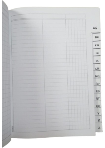 Ticari Fihrist 12 Li 20X28 Siyah Cilt Bezli 1 Adet modelleri