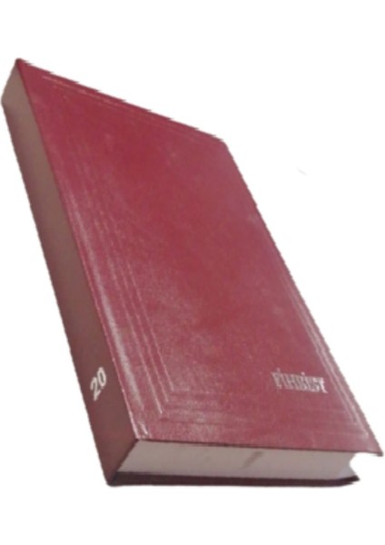 Ticari Fihrist 20 Li 20X28 Bordo Cilt Bezli 1 Adet