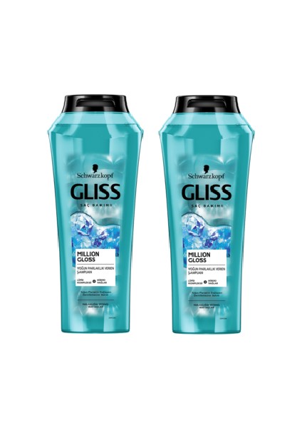 Glıss Şampuan 500 ml Mıllıon Gloss ( 2 Li )