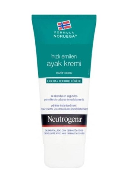 Neutrogena® Norveç Formülü Hızlı Emilen Ayak Kremi 100 ml