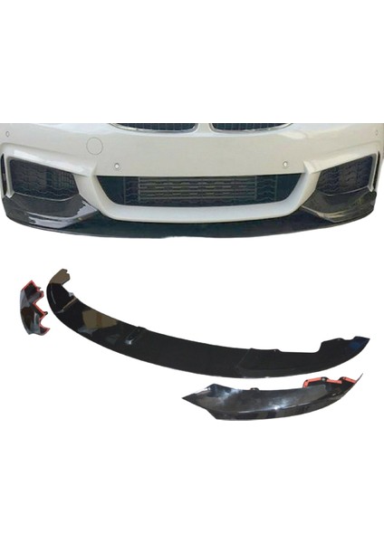 Bmw f32 f33 f36 ön tampon altı lip m-performance 4serisi piano black