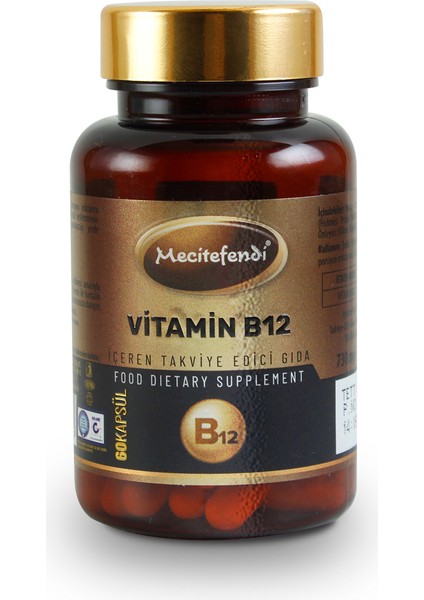 B12 Vitamin 60 Kapsül*730 Mg