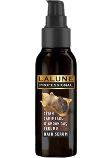 Lalune Professional Siyah Sarımsaklı Argan Saç Serumu 2'li