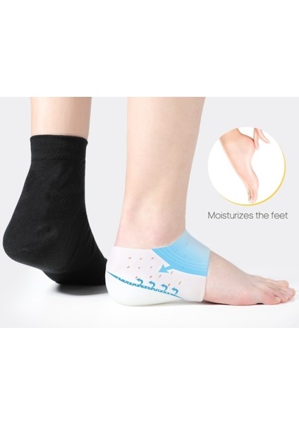 Topuk Yükseltici Topuk Çorabı Ten Rengi modelleri