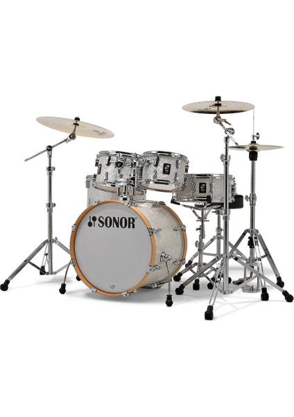 Aq2 Studio Akustik Davul Seti (White Pearl)