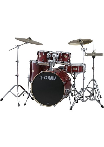 stage Custom Birch 5-Parça Akustik Davul Seti (Cranberry Red)