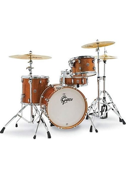 Catalina Club Series 18 Inch 4 Parça Akustik Davul Seti (Bronze Sparkle)